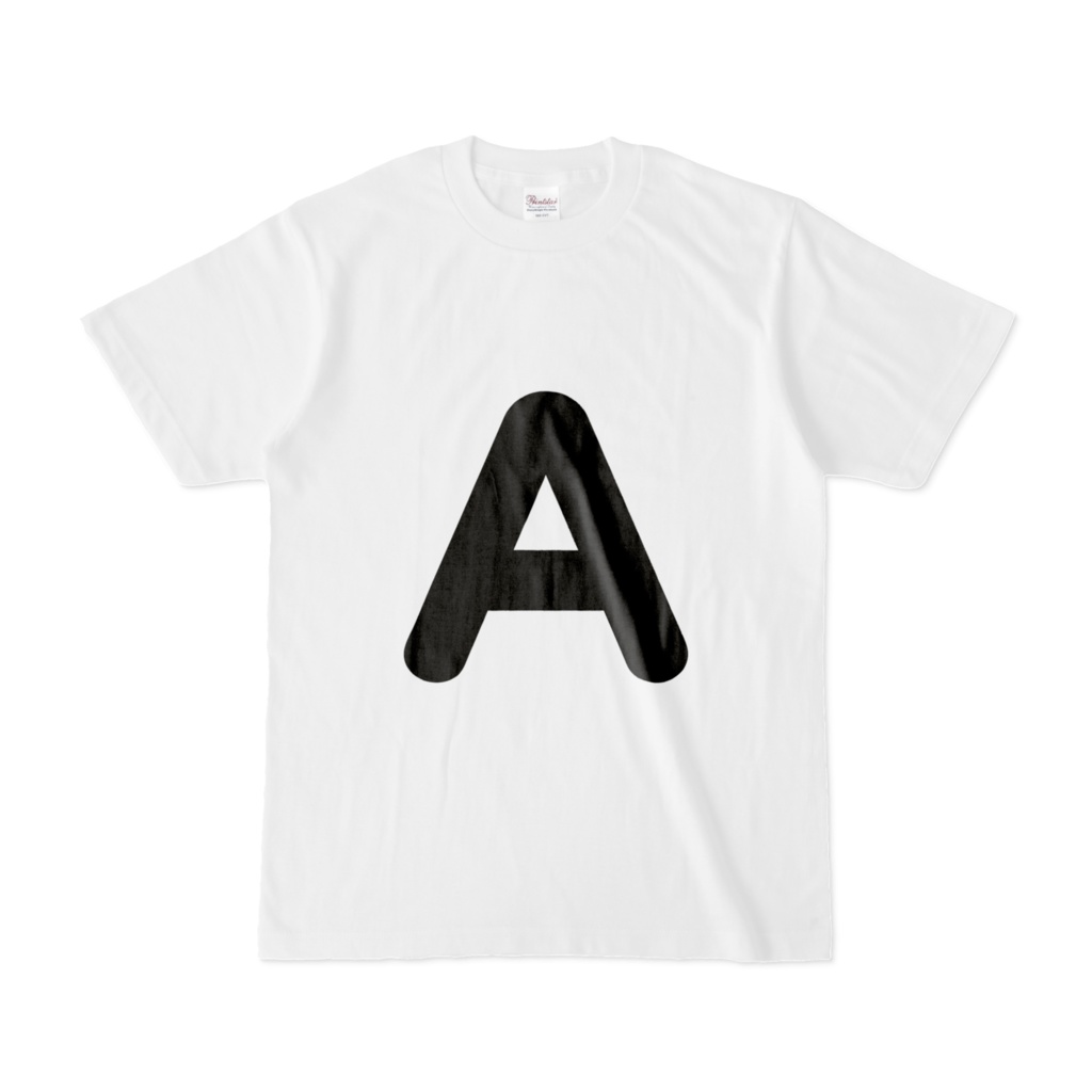 「ひともじ」Tシャツ(A~Z)