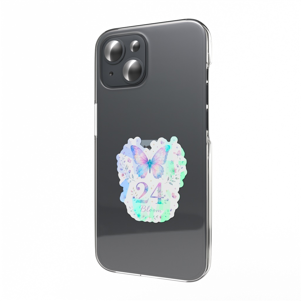Bloom 24|花開く毎日を願う、蝶のお守りステッカー