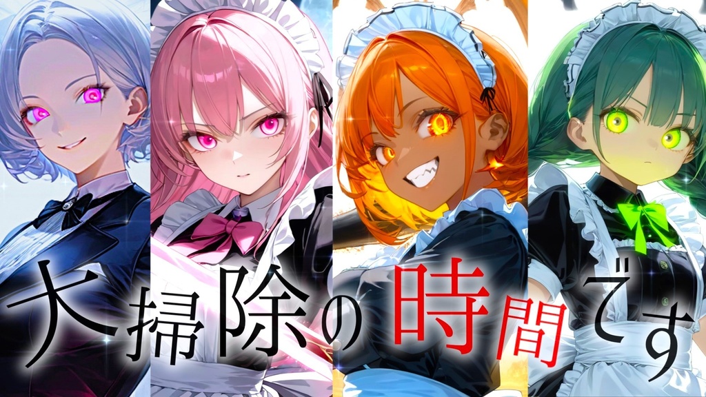 さあ、大掃除の時間です 主を守る戦闘メイド達と対峙するBGM