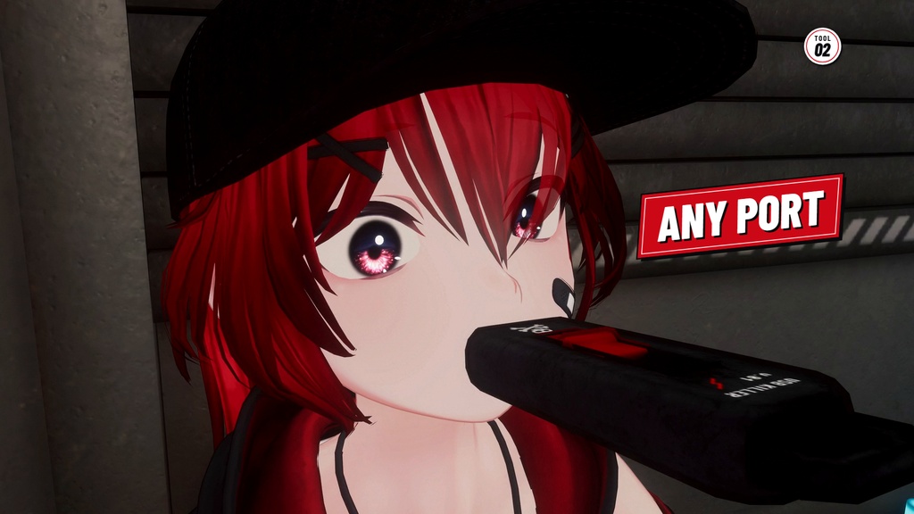 【VRChat/VRCFury対応】USBキラーギミック / USB Killer【PC・Quest・iOS】
