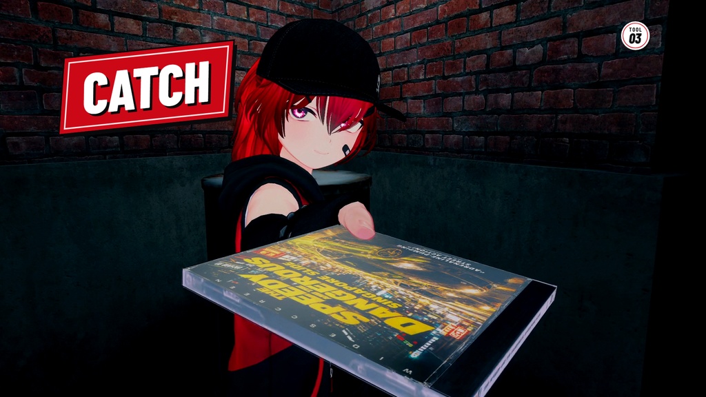 【VRChat/VRCFury対応】CDコレクションギミック / CD Collection【PC専用】