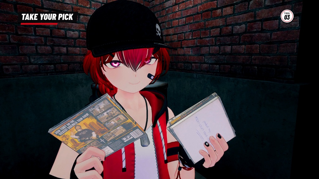 【VRChat/VRCFury対応】CDコレクションギミック / CD Collection【PC専用】