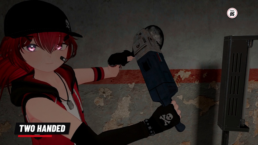 【VRChat/VRCFury対応】ディスクグラインダーギミック / Angle Grinder【PC・Quest・iOS】