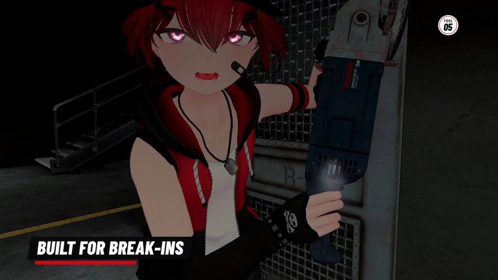 【VRChat/VRCFury対応】ディスクグラインダーギミック / Angle Grinder【PC・Quest・iOS】