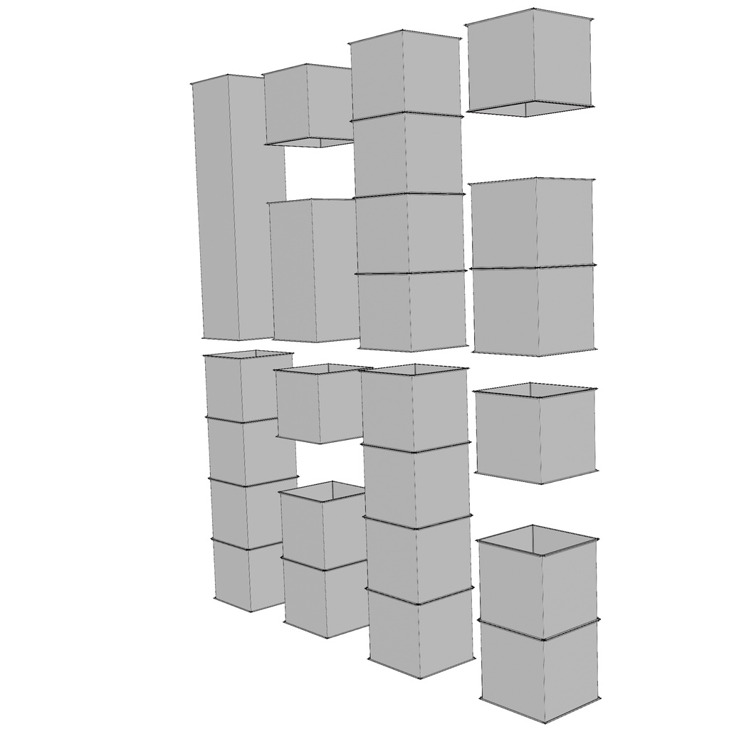 角型 HVAC ダクトパック