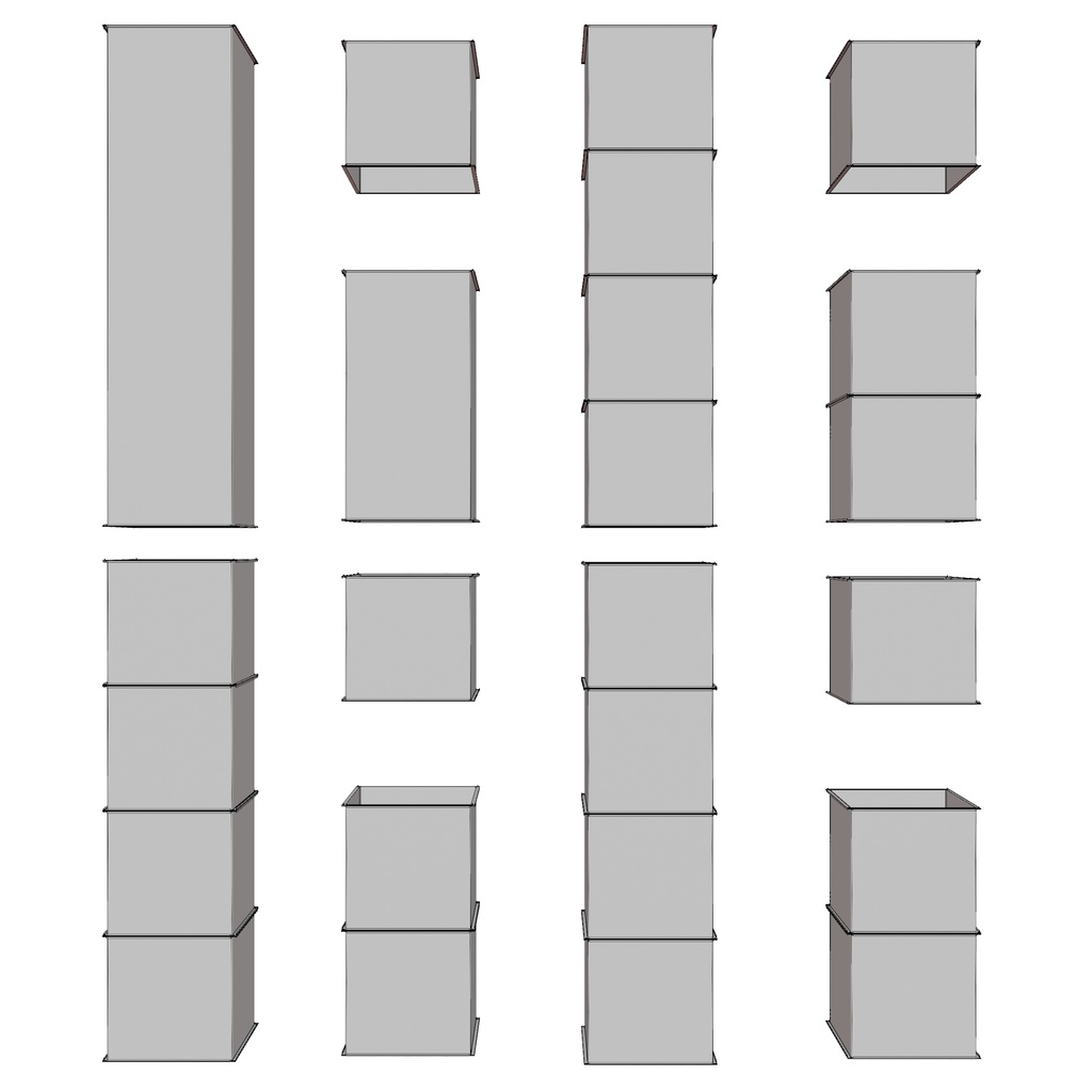 角型 HVAC ダクトパック