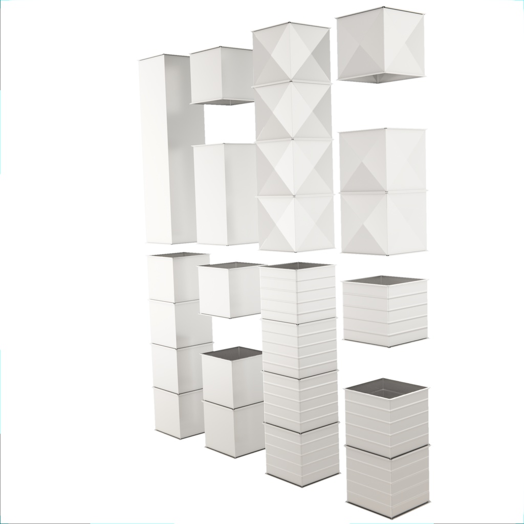 角型 HVAC ダクトパック