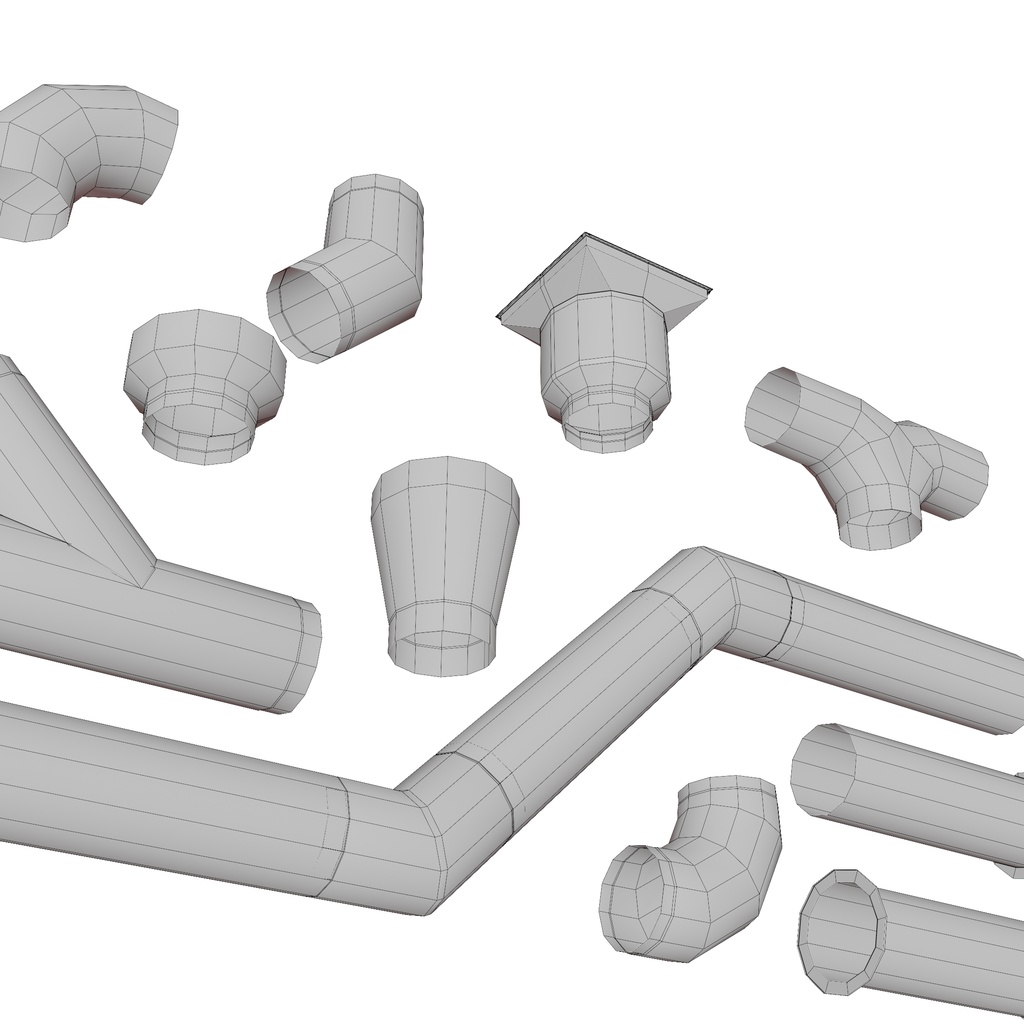 丸型 HVAC ダクトパック