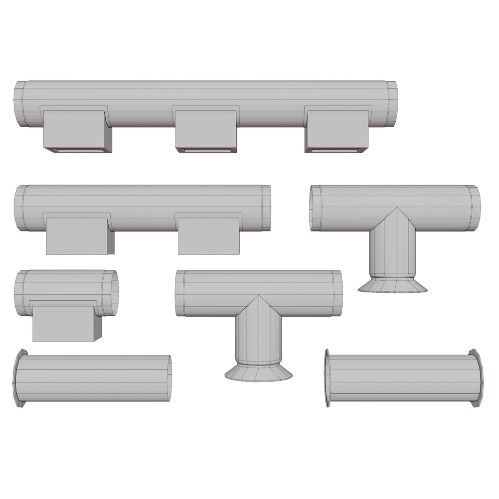 丸型 HVAC ダクトパック
