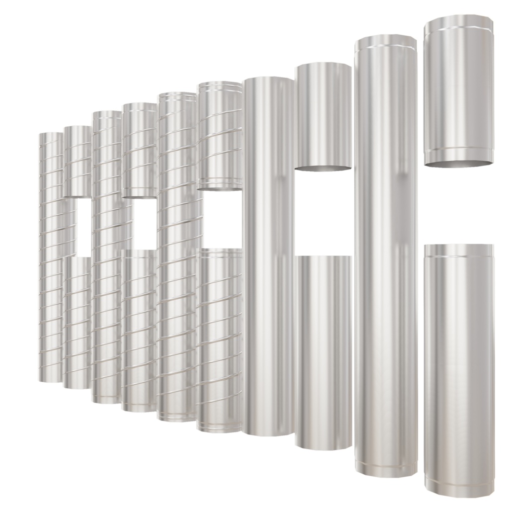 丸型 HVAC ダクトパック