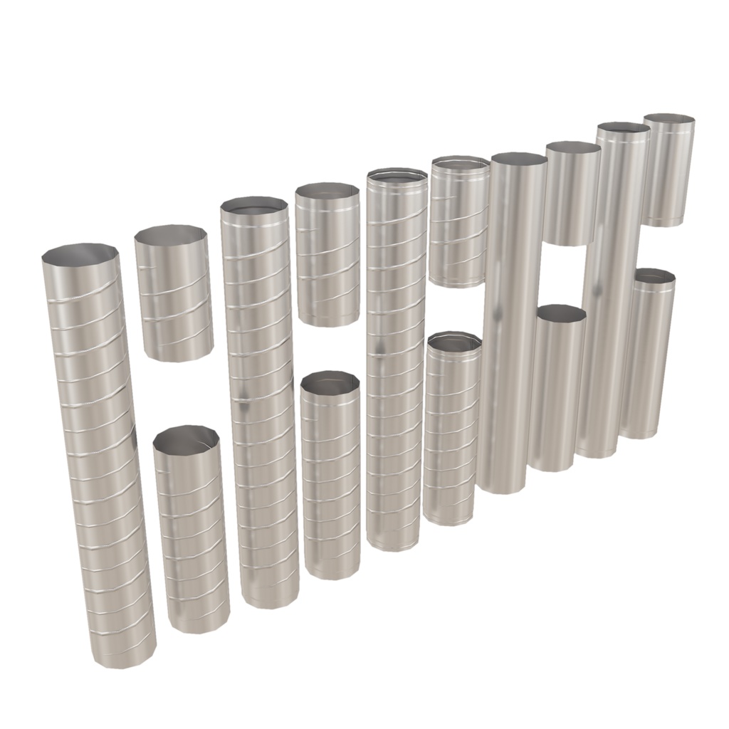 丸型 HVAC ダクトパック