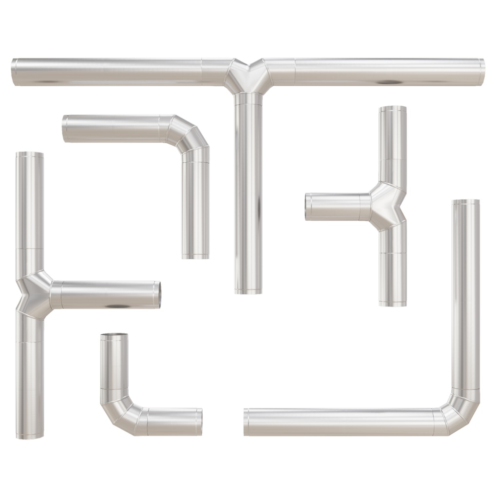 丸型 HVAC ダクトパック