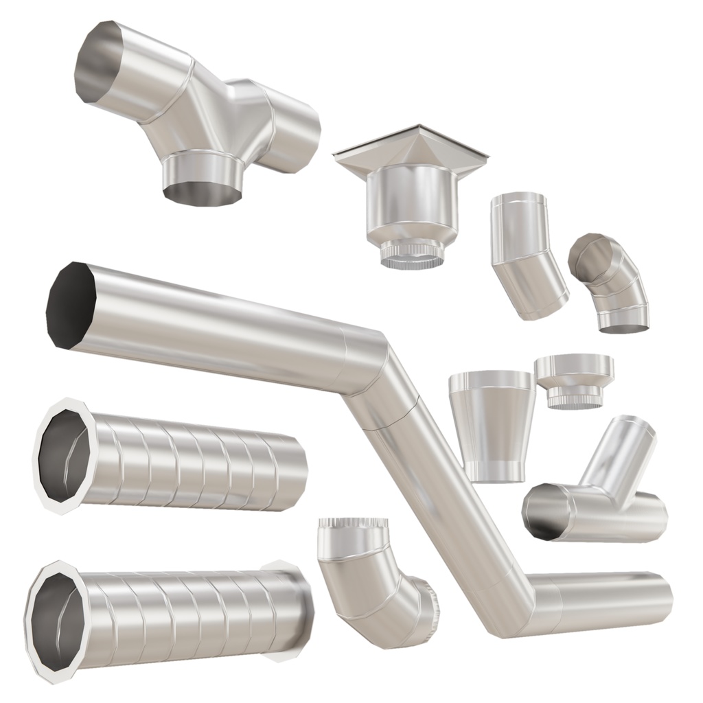 丸型 HVAC ダクトパック