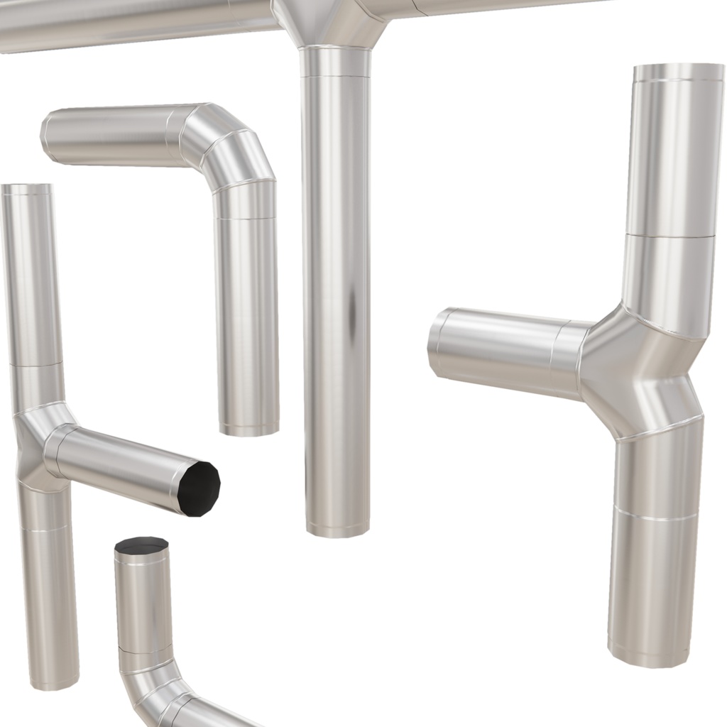 丸型 HVAC ダクトパック