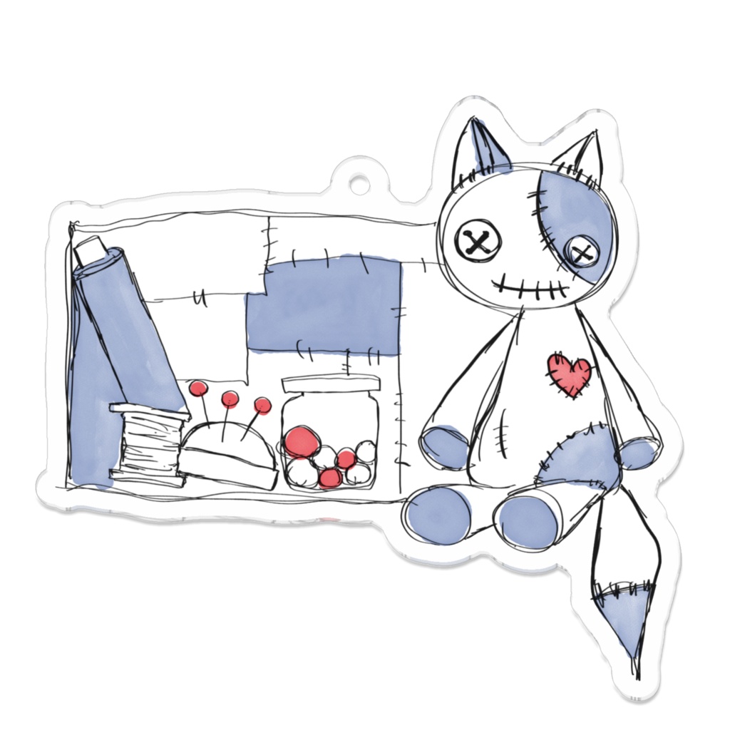ねこぬいきーほるだー