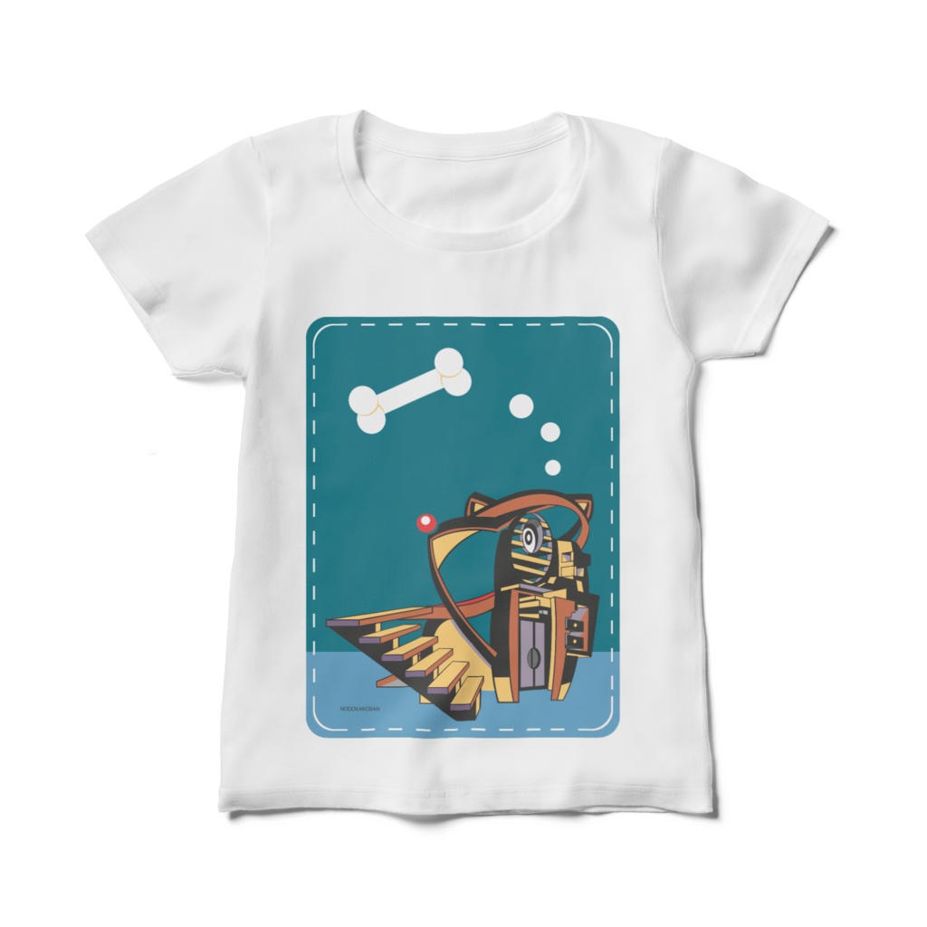 レディースいぬTシャツ