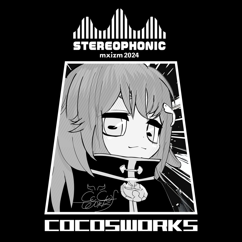 mxizm STEREOPHONIC2024フェス COCOSWORKSココTシャツ