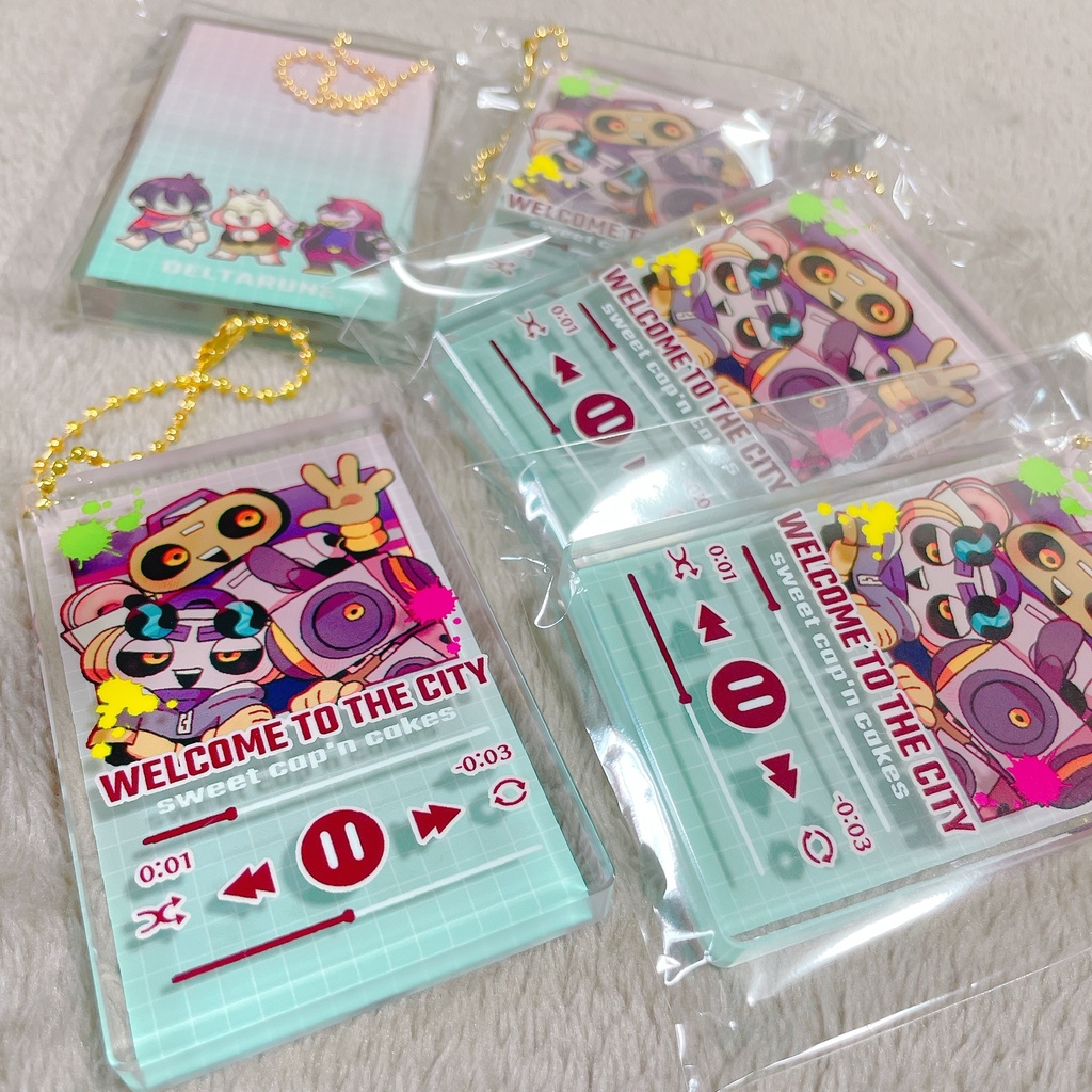 ドミノ風アクキー