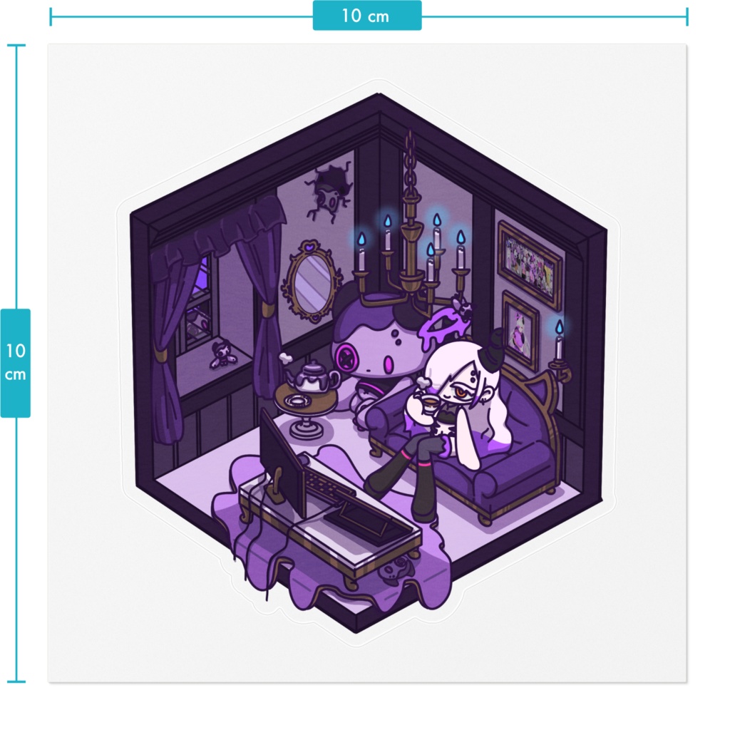 たうたろのお部屋ステッカー!