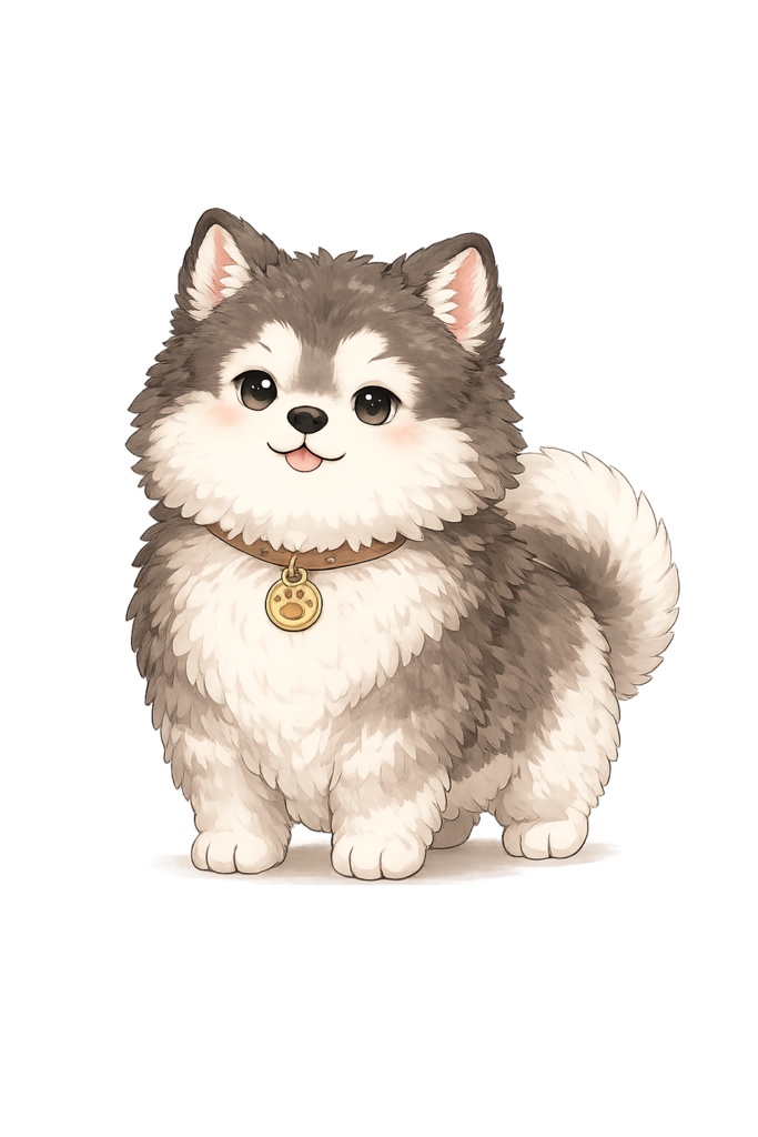 かわいい動物のキャラクターを作成します