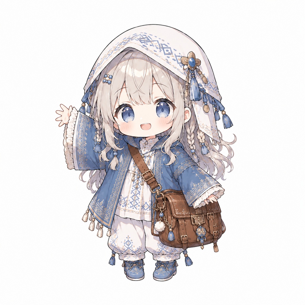 かわいい人型のキャラクターを作成します