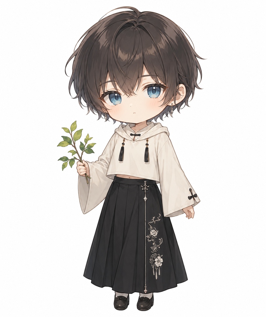 かわいい人型のキャラクターを作成します