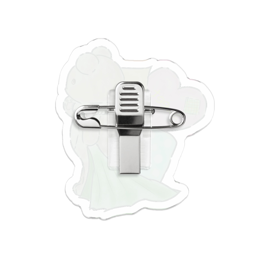 甘えんぼうくまさん アクリルバッジver.