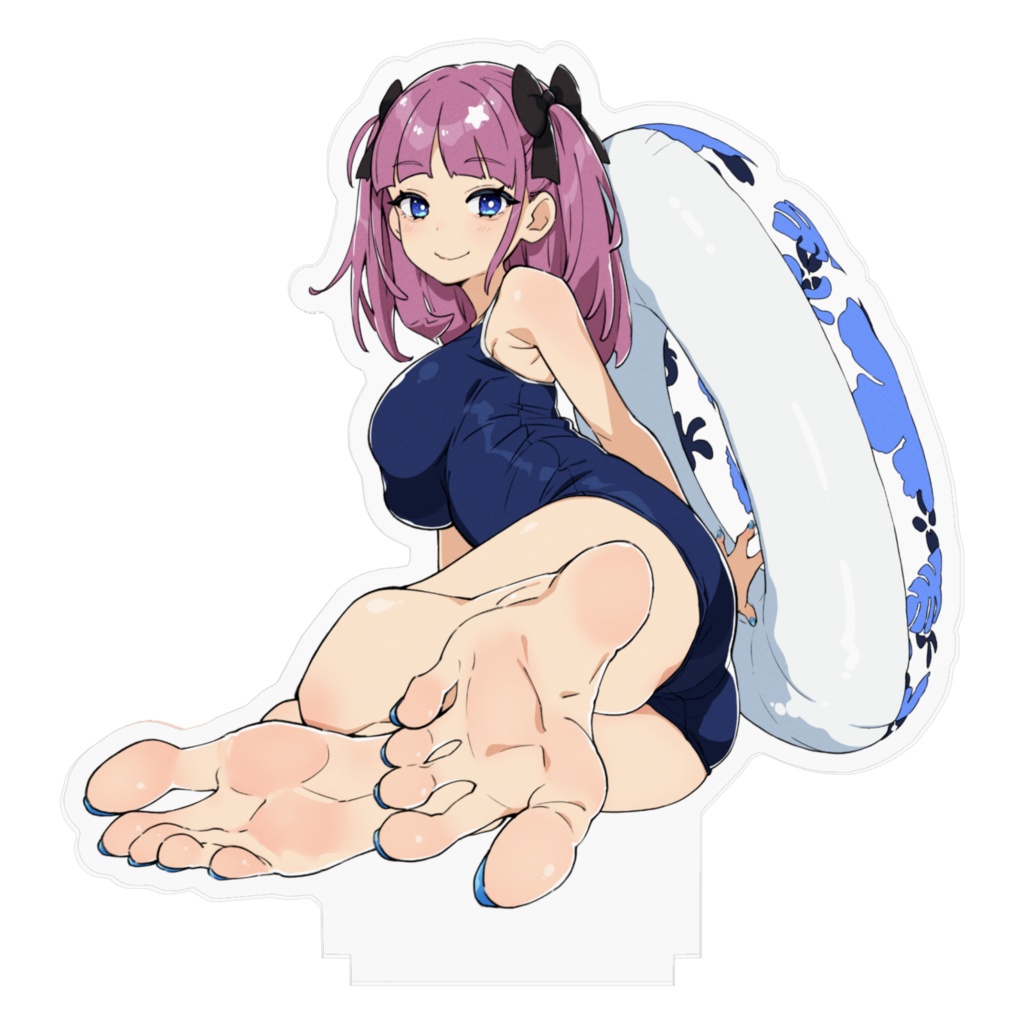 アクリルフィギュア〈スク水こはるちゃん〉