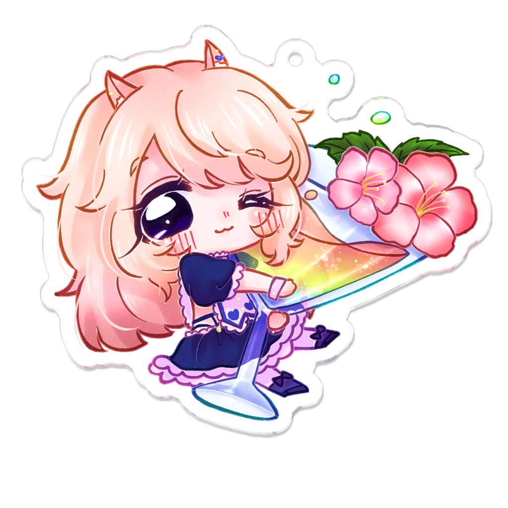 【1周年記念】Vtuber想有ぱかアクリルキーホルダー