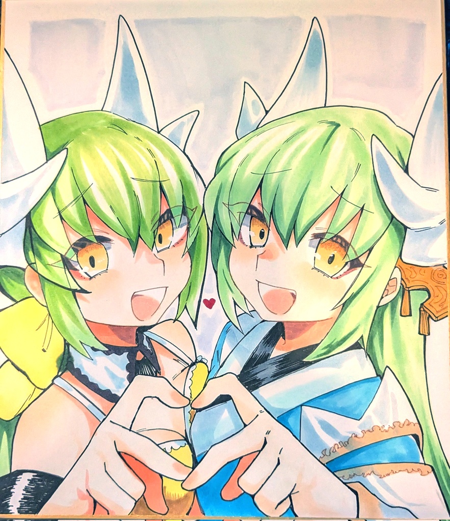 【リクエスト】手描き色紙【詳細は商品文】