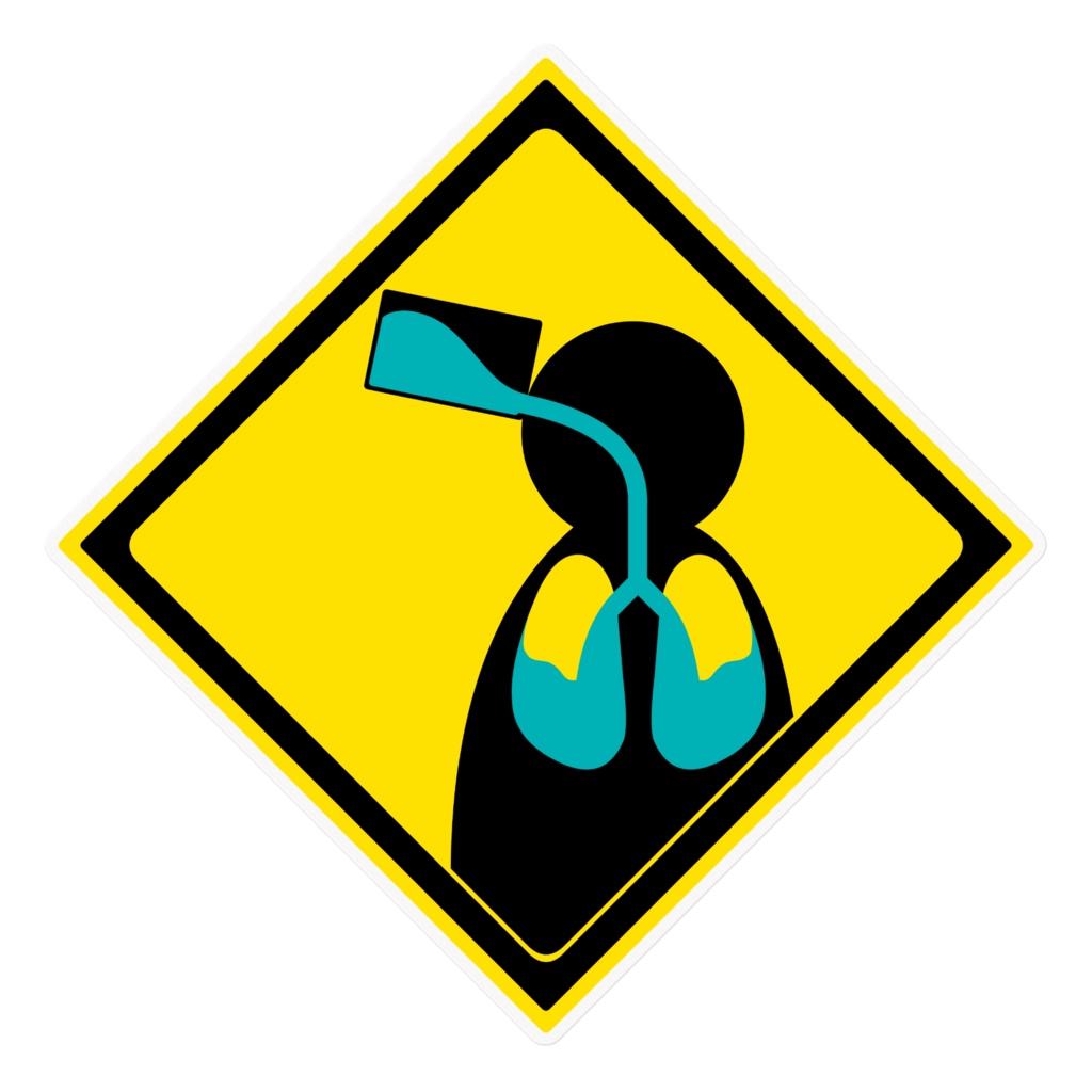 誤飲注意◇_ステッカー