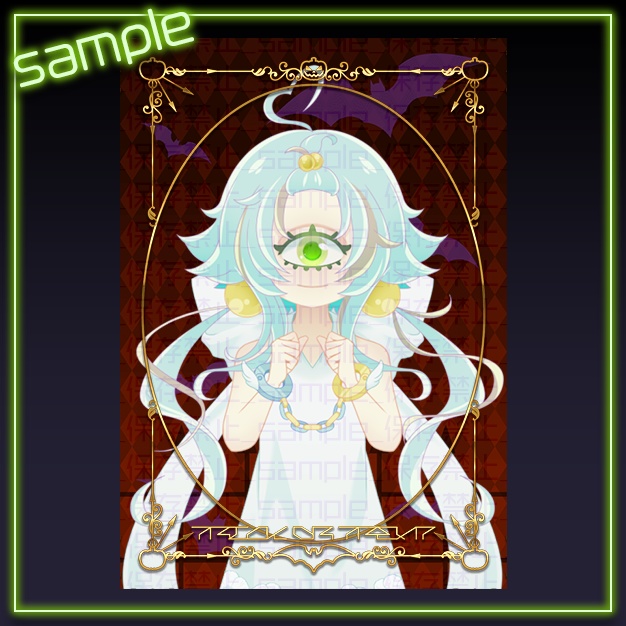 【L版ネップリ用】Halloween【背景+枠素材】