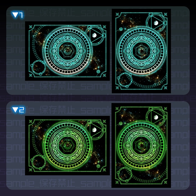 【L版ネップリ用】魔法陣【背景+枠素材】