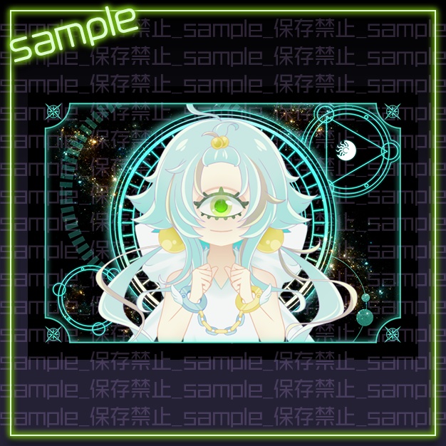 【L版ネップリ用】魔法陣【背景+枠素材】