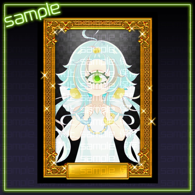 【L版ネップリ用】肖像【背景+枠素材】