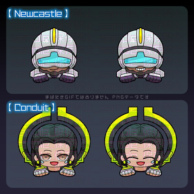 【APEX用】SDれじぇんど絵 / サポート編【装飾素材】