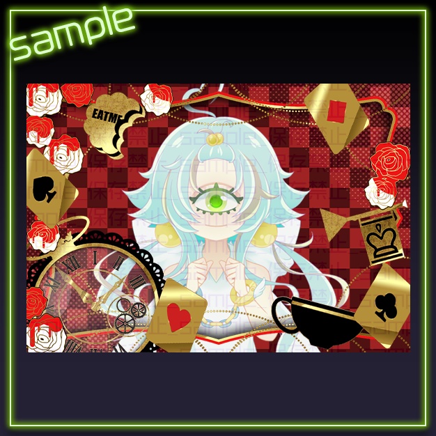 【L版ネップリ用】Alice【背景+枠素材】