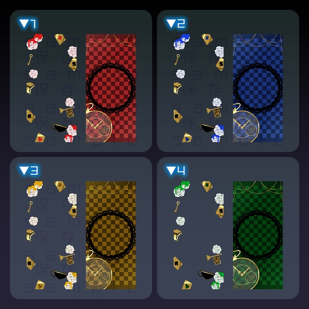 【iPhoneサイズ】Alice【背景+枠素材】