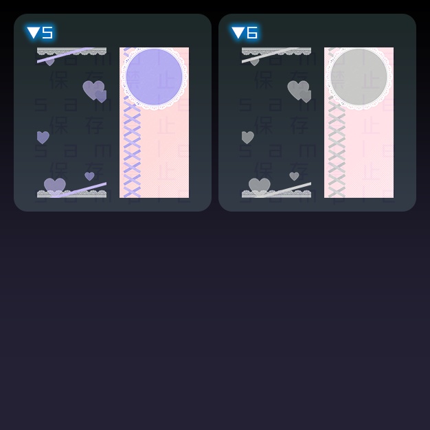 【iPhoneサイズ】がぁりぃ【背景+枠素材】