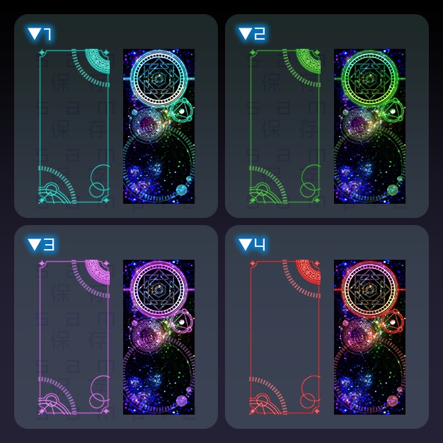 【iPhoneサイズ】魔法陣【背景+枠素材】