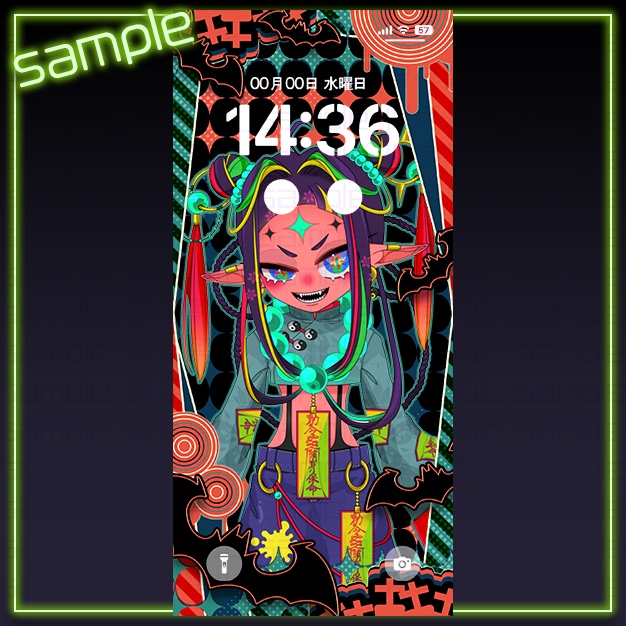 【iPhoneサイズ】TOStan【背景+枠素材】