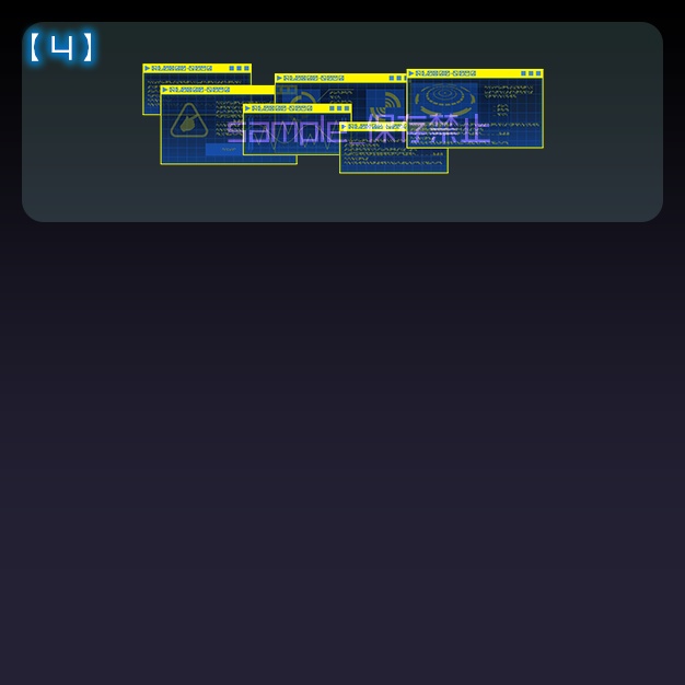 【配信用】サイバーウインドウ【ネームプレート】