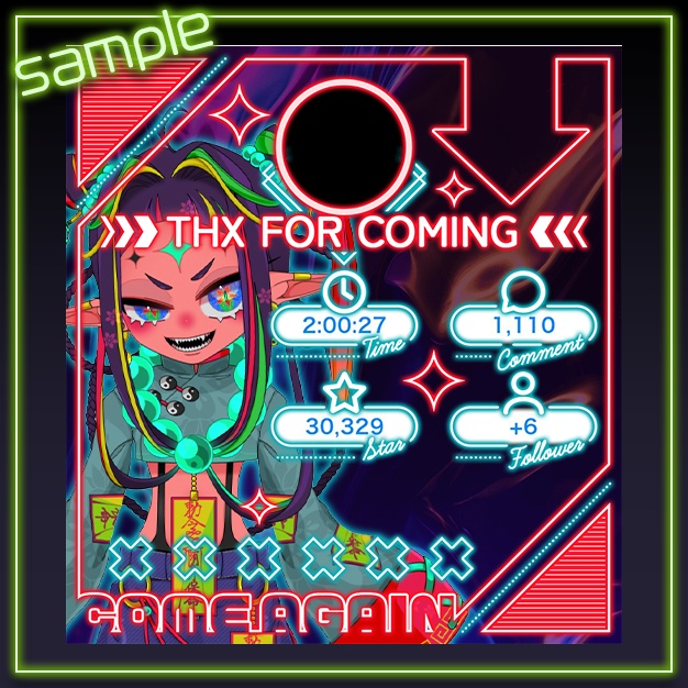 【IRIAM用】NEOn【リザルト素材】