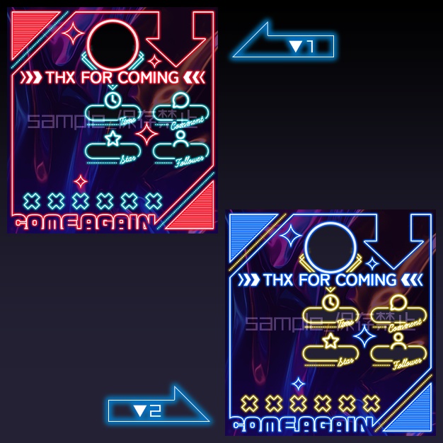 【IRIAM用】NEOn【リザルト素材】