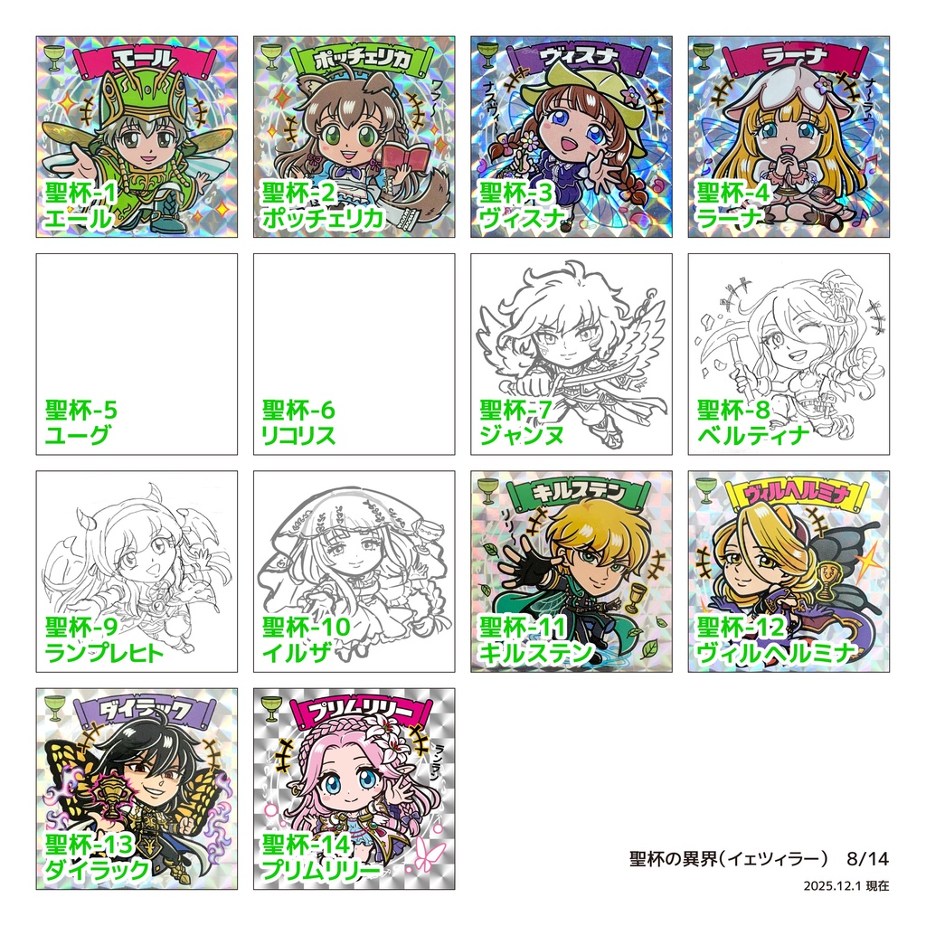 【聖杯の異界（イェツィラー）】のアルカナたち