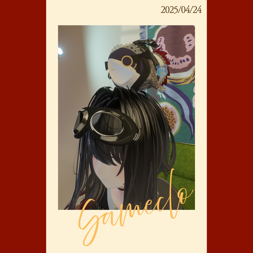 【ルルネ専用】 大正ロマン風ペット衣装【3D衣装モデル】