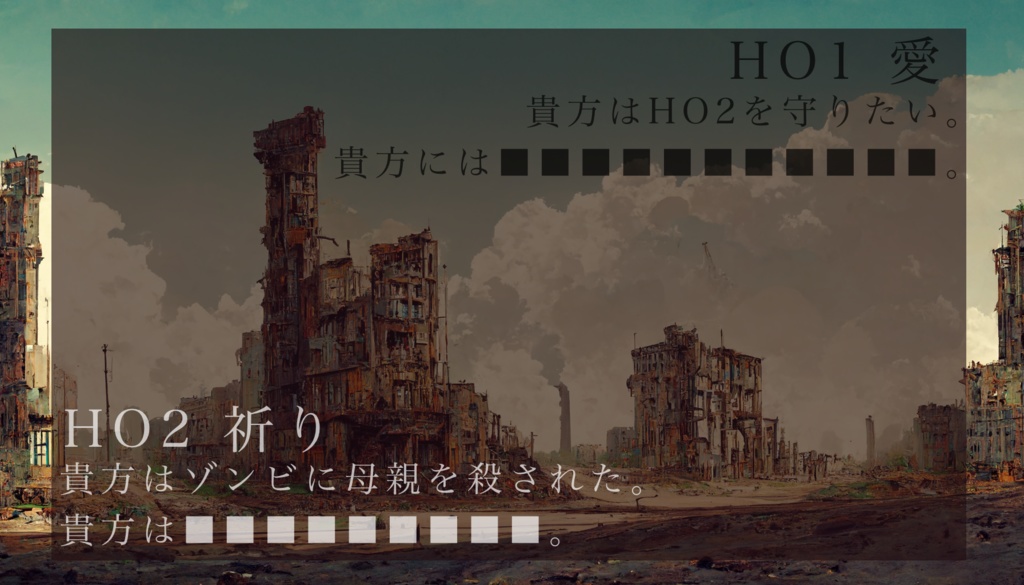 【クトゥルフ神話TRPG】君だけがいる世界で【SPLL:E110356】