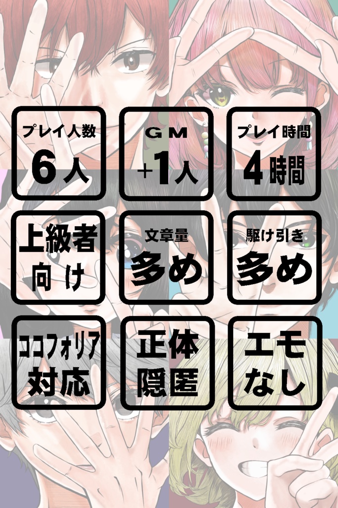 【デスゲームマーダーミステリー】ナナリウム【6名+GM必須】