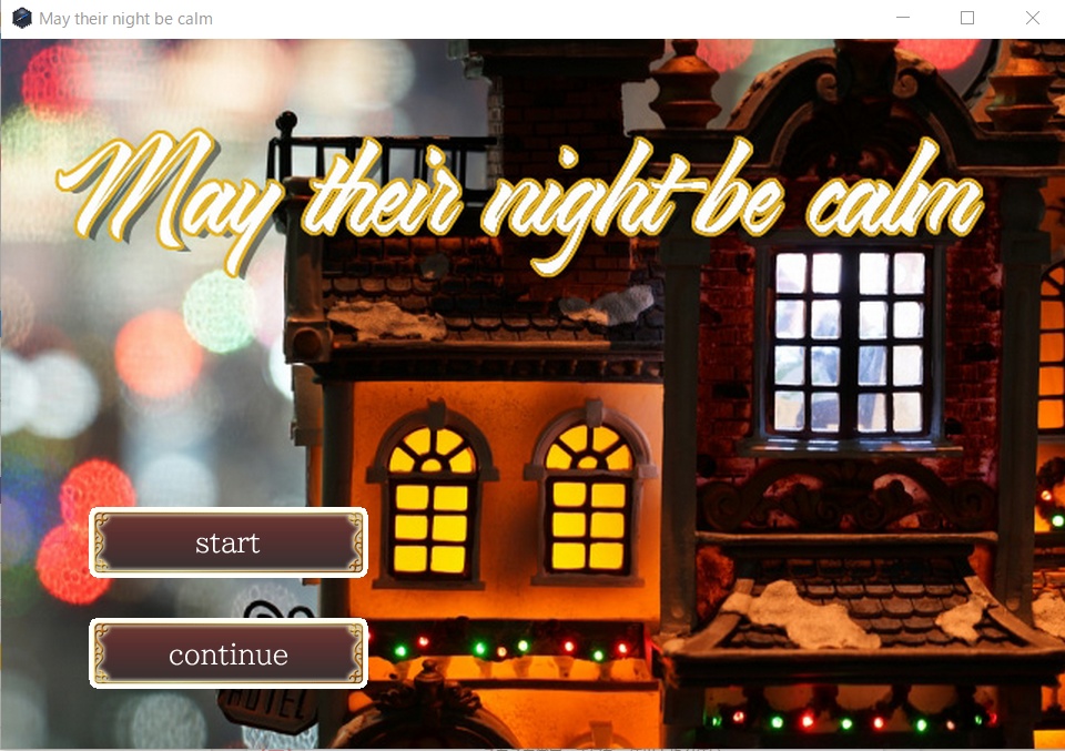 【SB69オリチタゲーム】May their night be calm【windows用】