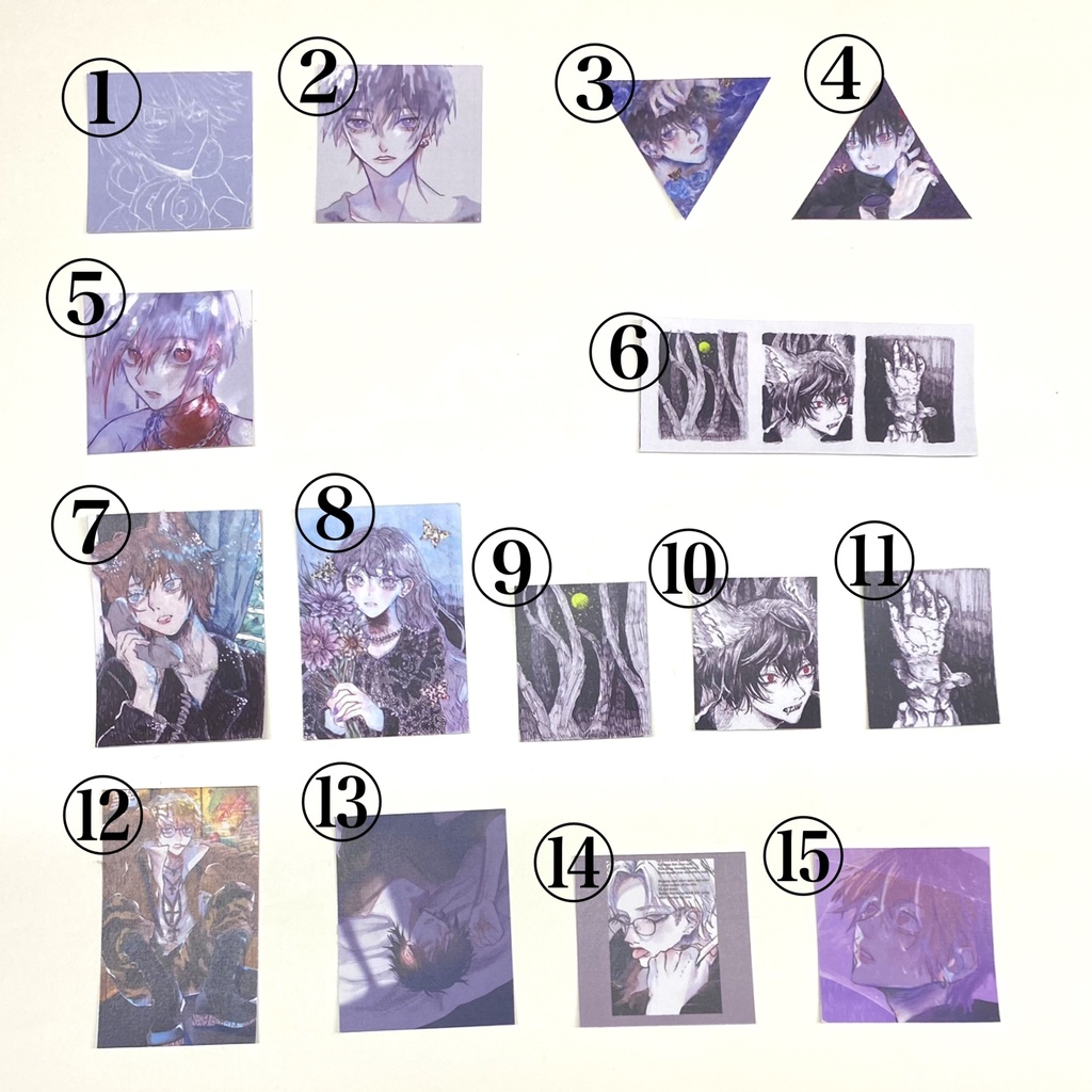 貼って剥せる!シール(バラ売り)